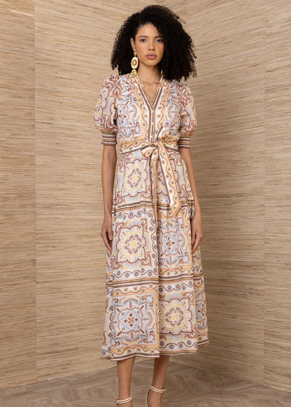 Bess Linen Maxi Dress