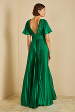 Load image into Gallery viewer, Jupiter Pleated Sleeve Gown