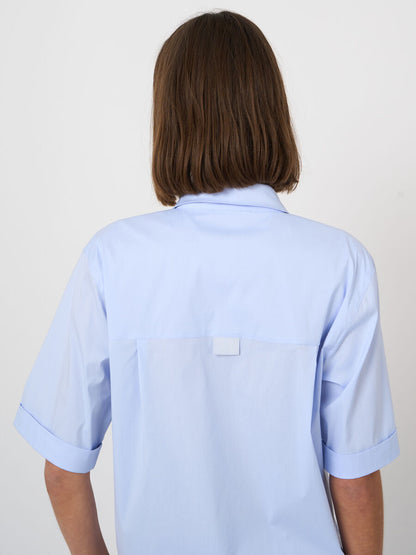 Stretch Poplin Blouse