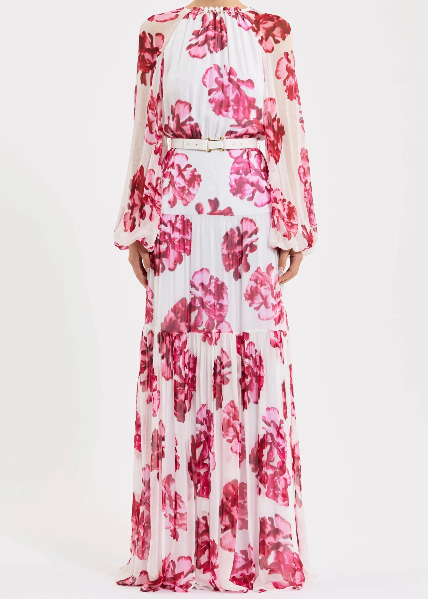 Damask Rose Maxi Dress