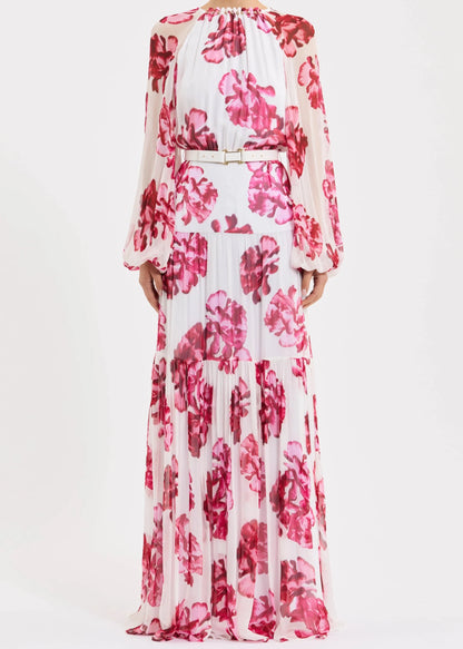 Damask Rose Maxi Dress