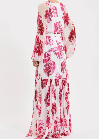 Damask Rose Maxi Dress