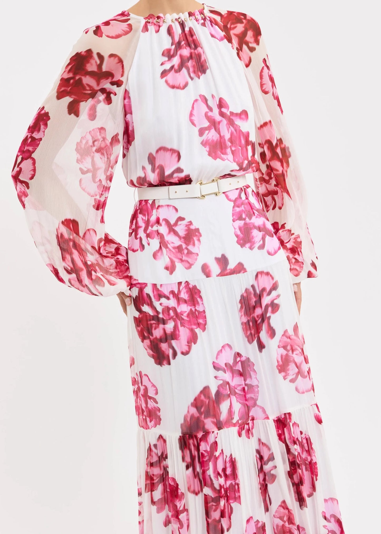 Damask Rose Maxi Dress