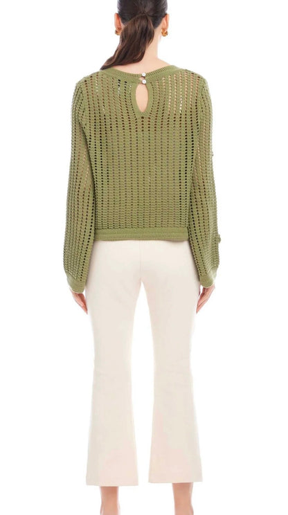Liv Crochet Sweater