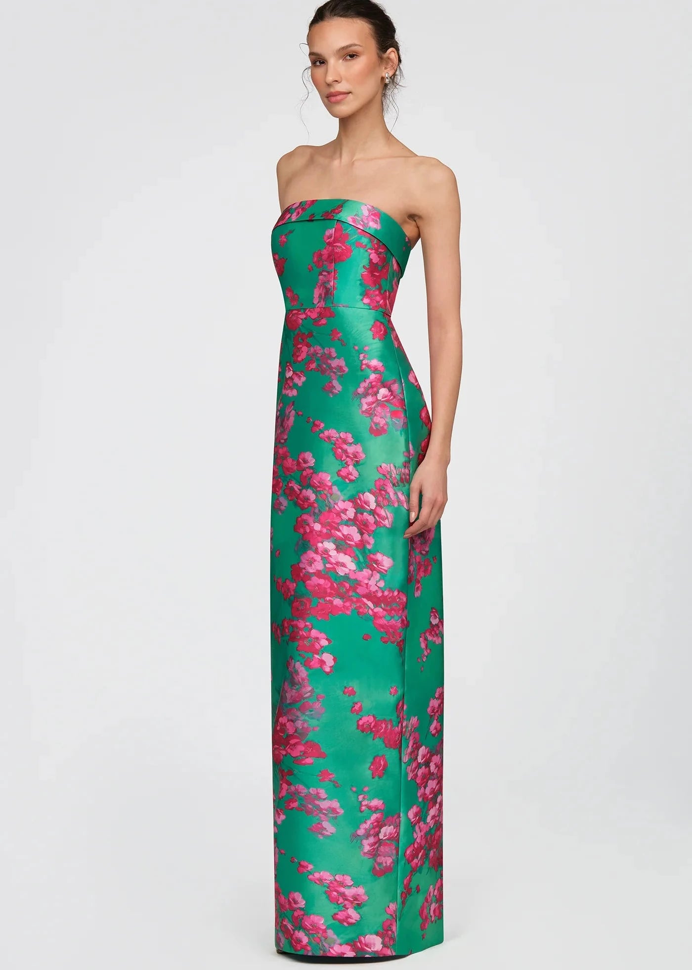 Cleo Strapless Column Gown