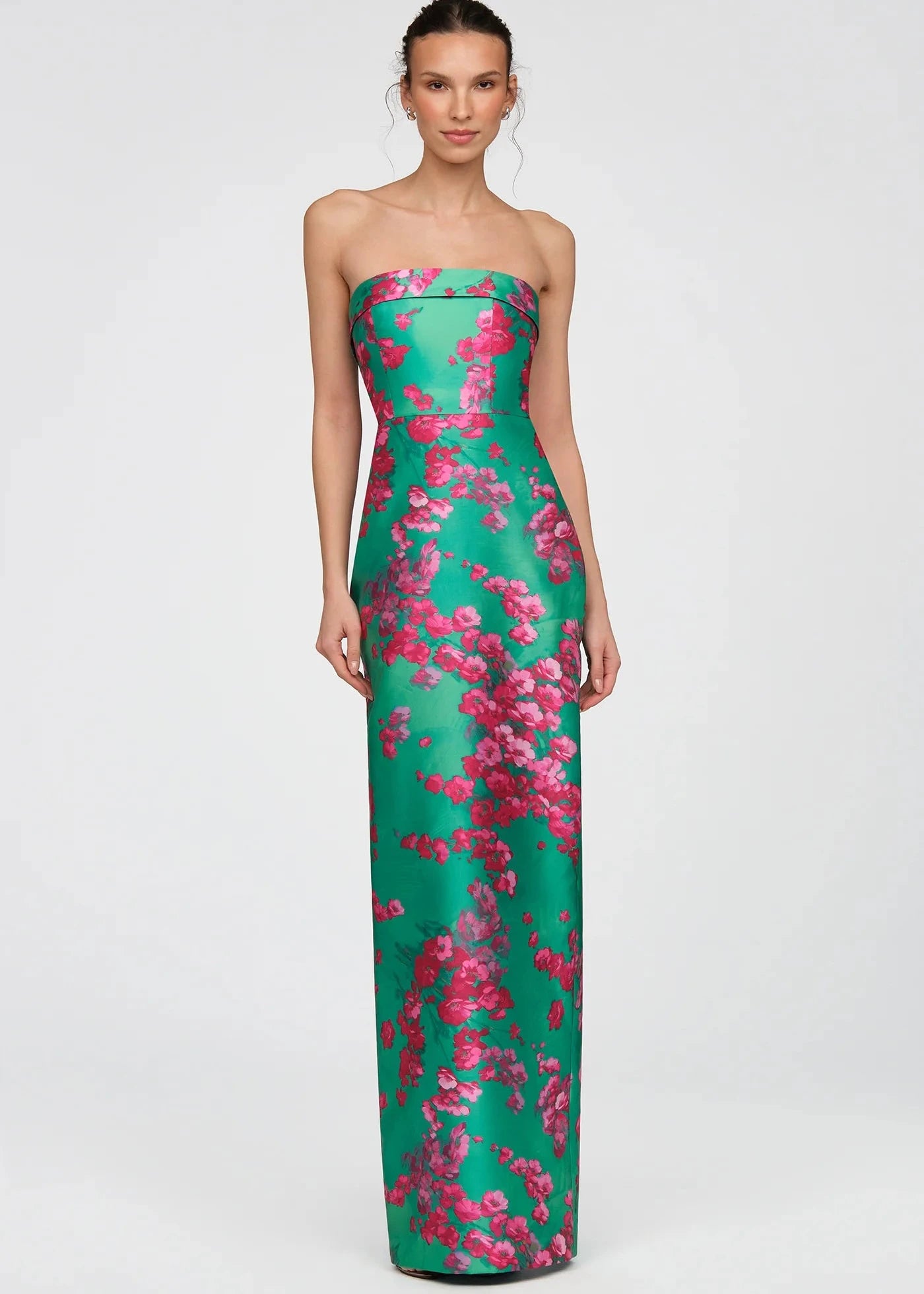 Cleo Strapless Column Gown