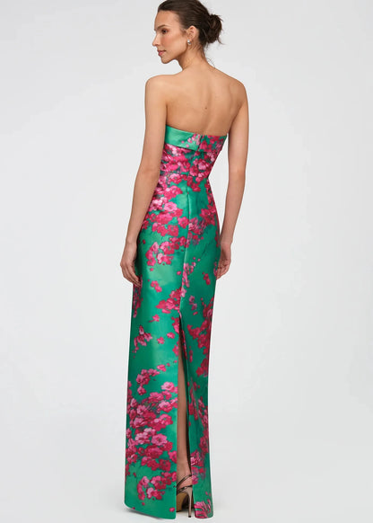 Cleo Strapless Column Gown