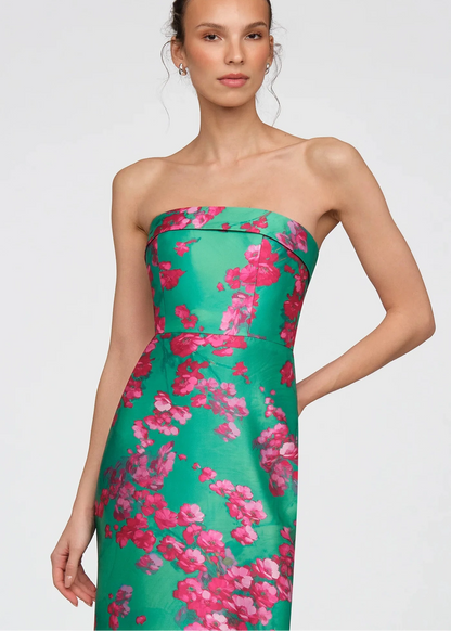 Cleo Strapless Column Gown