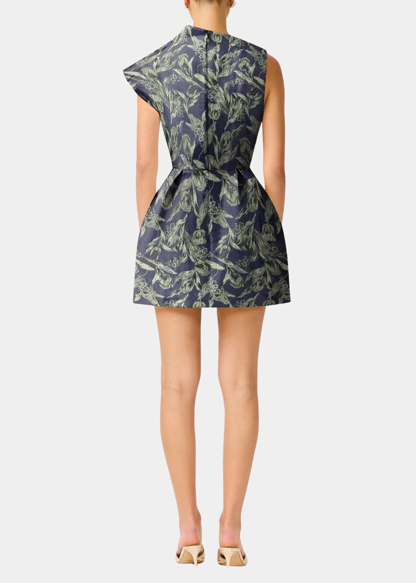 Luella Asymmetric Mini Dress