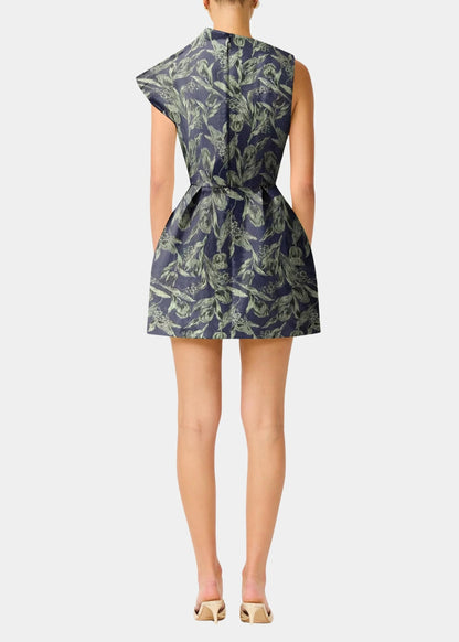 Luella Asymmetric Mini Dress