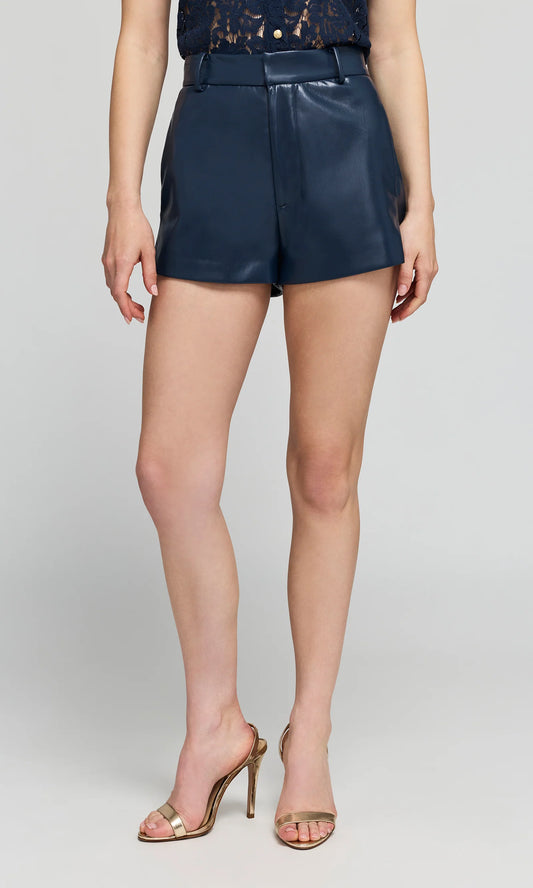 Jax Vegan Leather Shorts