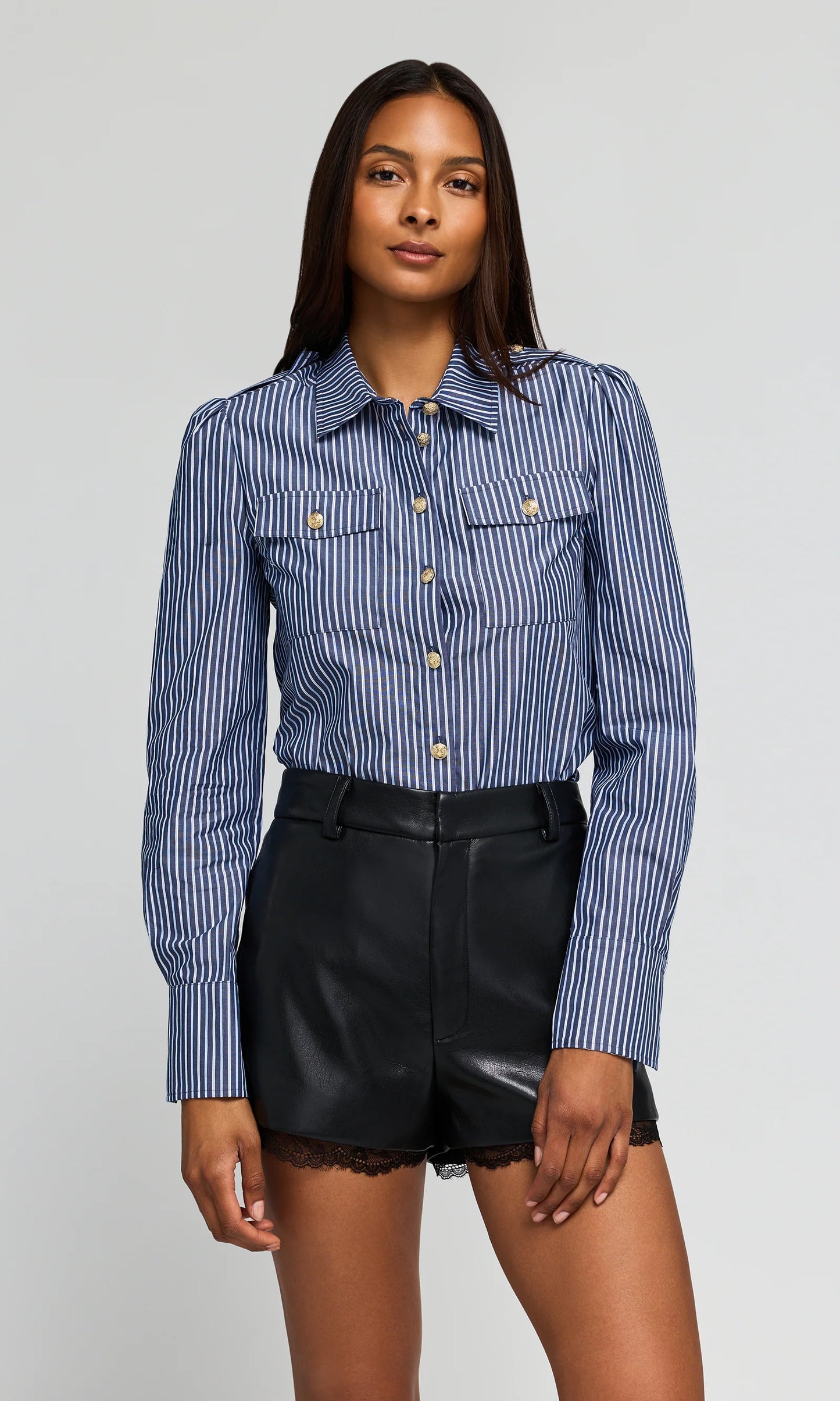 Allure Stripe Poplin Shirt