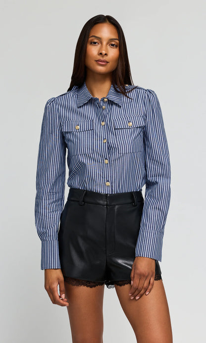 Allure Stripe Poplin Shirt