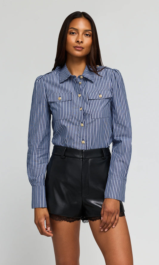 Allure Stripe Poplin Shirt
