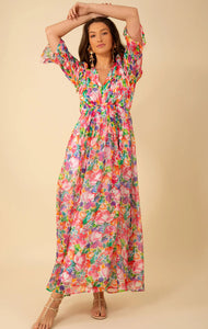 Ophelia Chiffon Maxi Dress