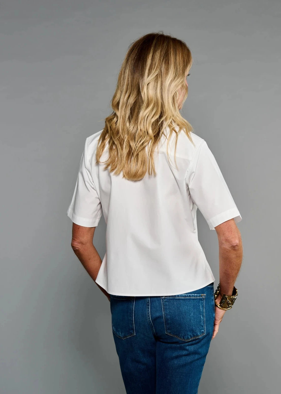 The Short Sleeve Crop Shirt