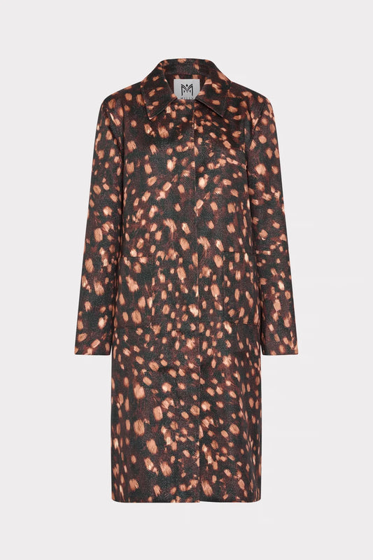 Paityn Jacquard Leopard Coat