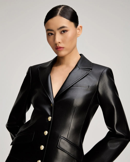 Vegan Leather Saule Dress