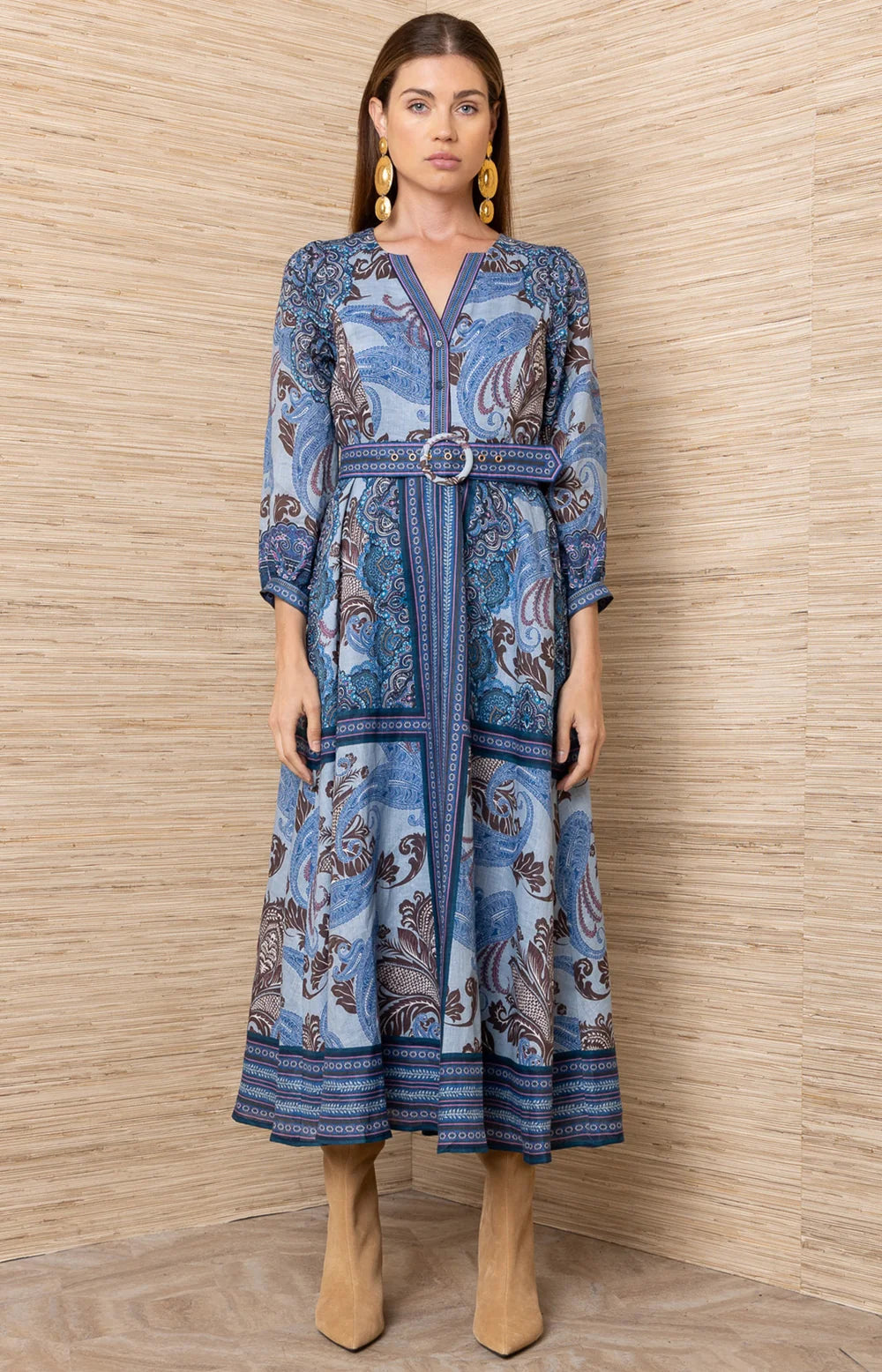 Hestia Linen Long Dress