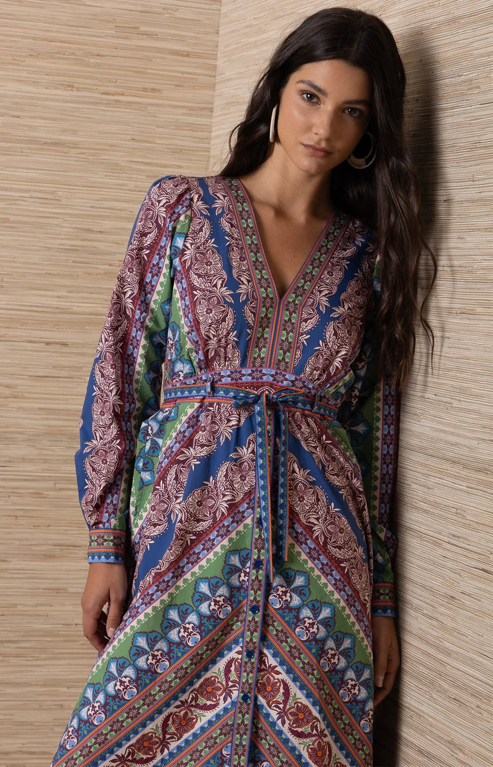 Arely Cotton Midi Dress