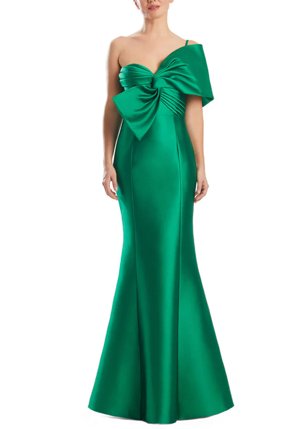 One Shoulder Bow Gown