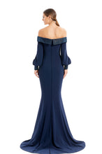 Load image into Gallery viewer, Off The Shoulder Bell Sleeve Gown