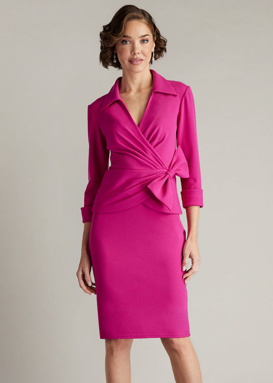 Seaver Mock Two-Piece Collared Dress