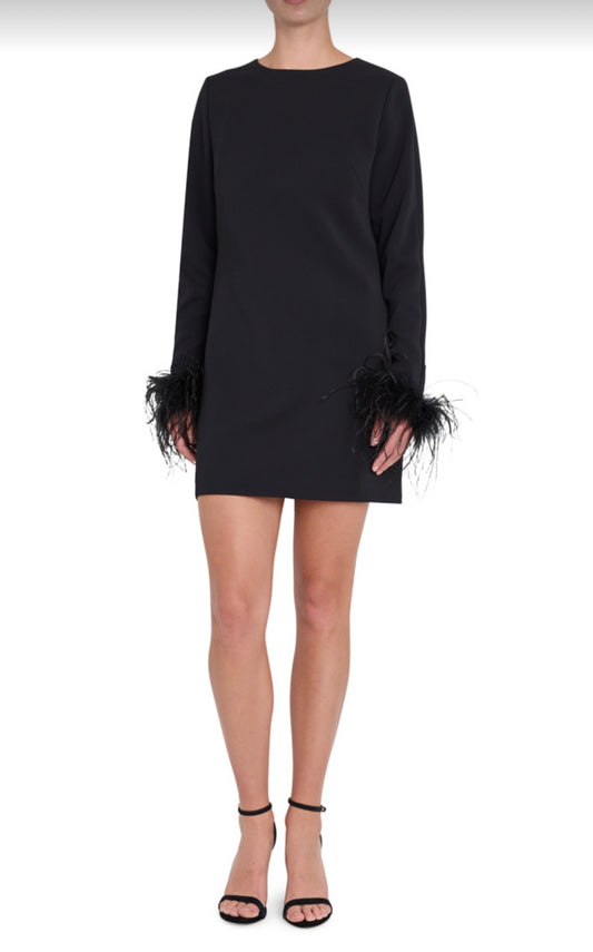 Eli Feather Mini Dress