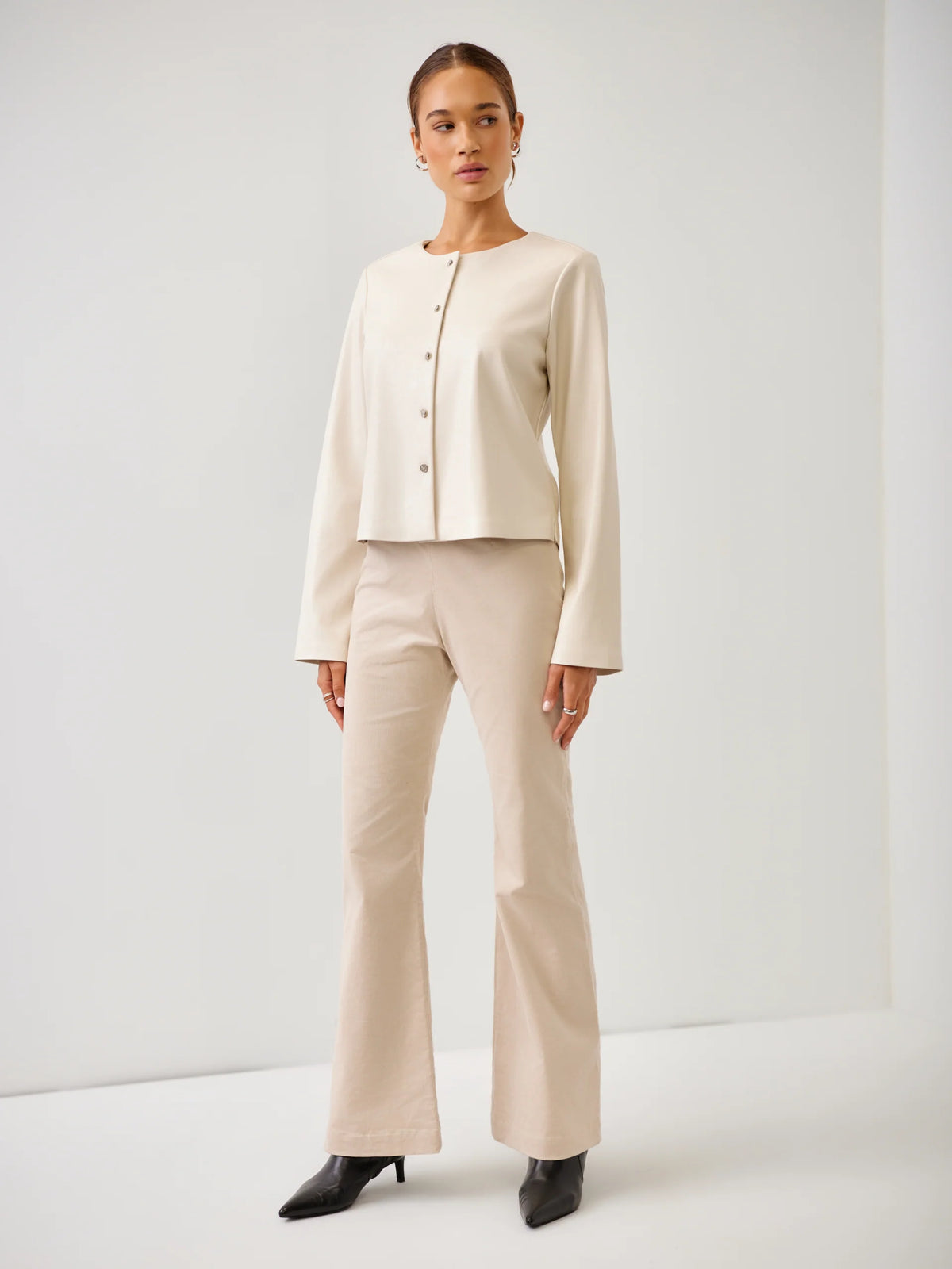 Cara Corduroy Bootcut Pants