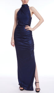 Brynn High Neck Sleeveless Gown