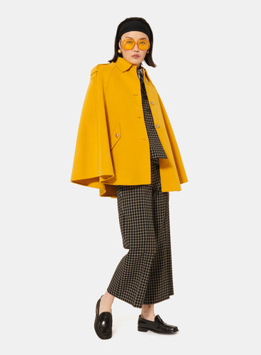 Majorelle Double Faced Cape Coat