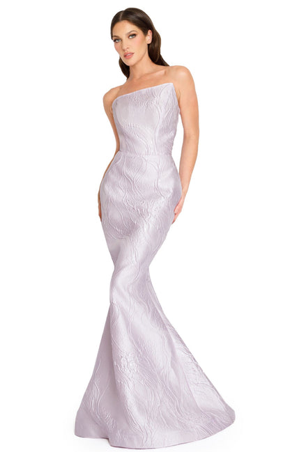 Asymmetrical Jacquard Gown