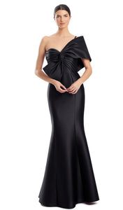 One Shoulder Bow Gown