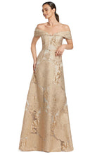 Load image into Gallery viewer, Off the Shoulder Floral Detailed Gown