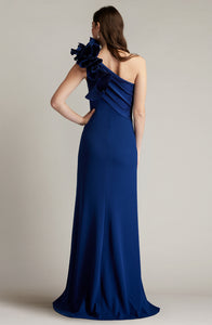 Korra One Shoulder Contrast Gown