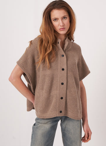 Short Sleeve Cardigan Sweater