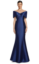 Load image into Gallery viewer, Off the Shoulder Gown with Silver Detail