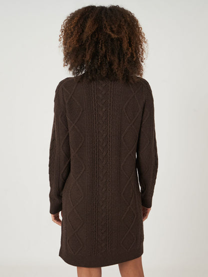 Merino Wool Cable Knit Dress