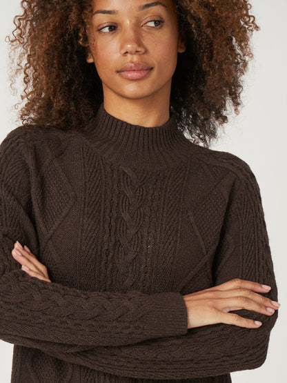 Merino Wool Cable Knit Dress
