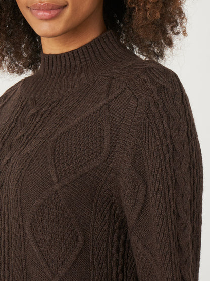 Merino Wool Cable Knit Dress