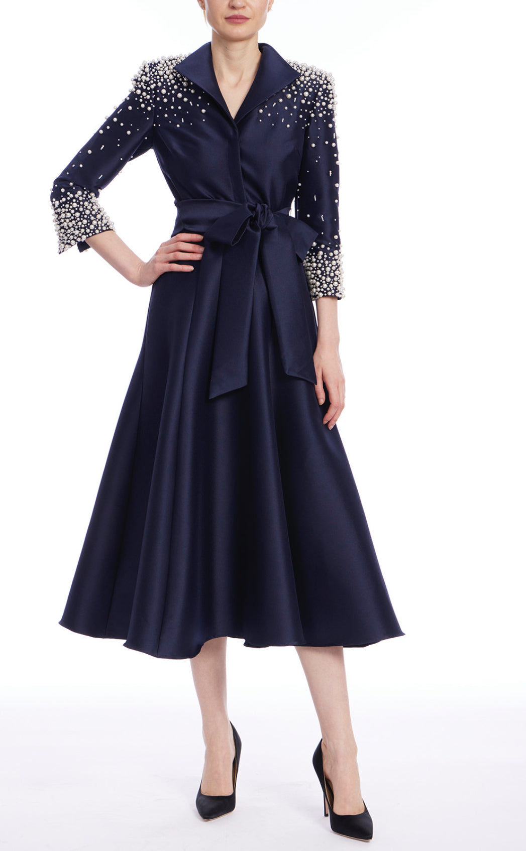 Pearl Coat Dress