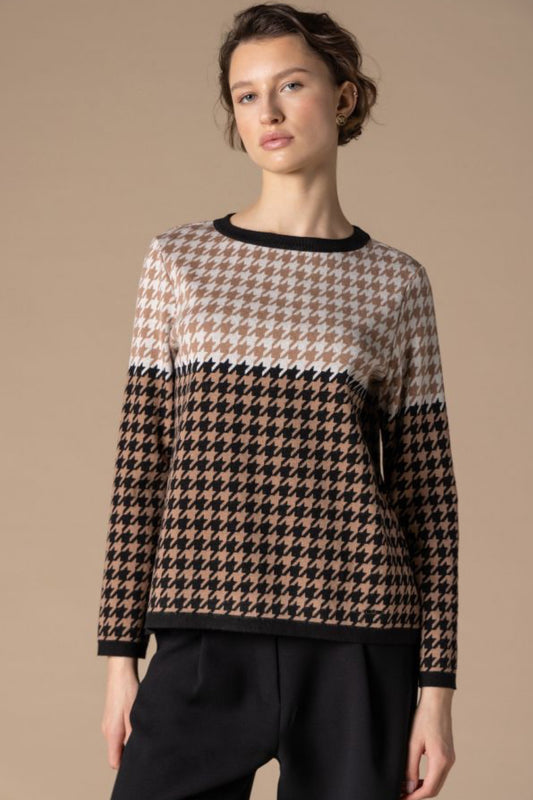 Jacquard Knit Sweater
