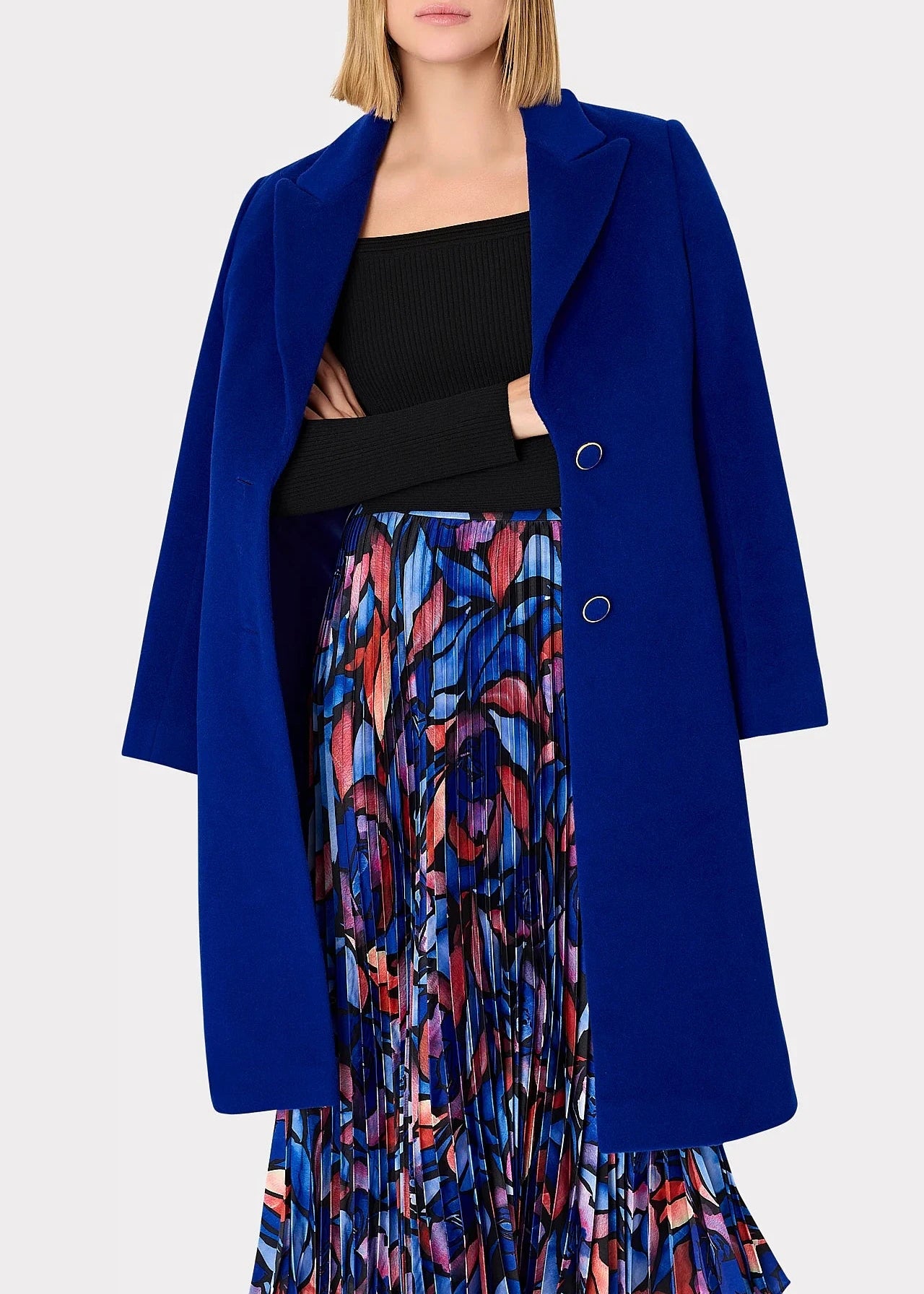 Single Breasted Wool Coat