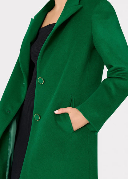 Single Breasted Wool Coat