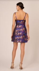 Gwendolyn Jacquard Mini Dress