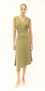 Side Ruched Jersey Dress