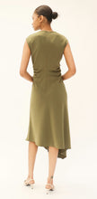 Load image into Gallery viewer, Side Ruched Jersey Dress