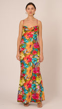 Load image into Gallery viewer, Yara Printed Satin Gown