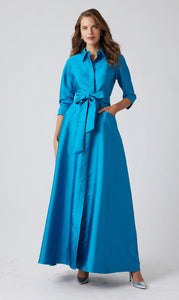 Mikado Twill Shirt Waist Gown