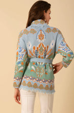 Load image into Gallery viewer, Irene Jacquard Wrap Sweater